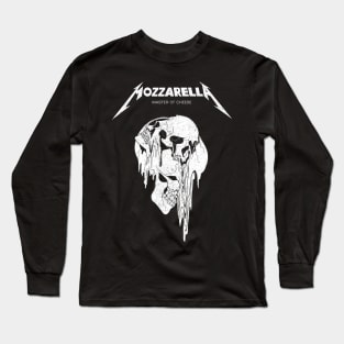 Mozzarella, melting Skulls Long Sleeve T-Shirt